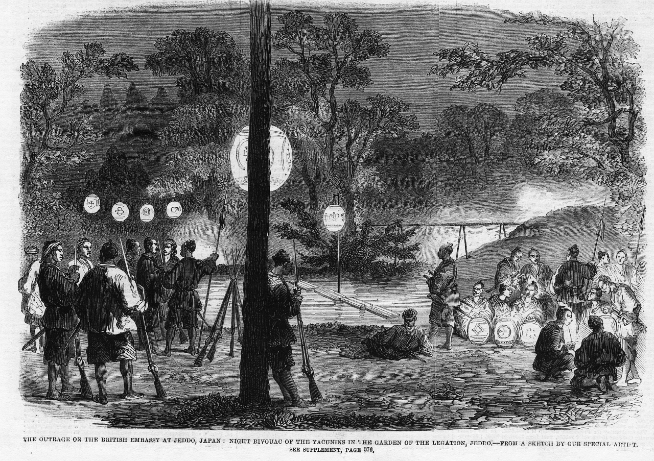 1861 oct 12th Yeddo inicdent